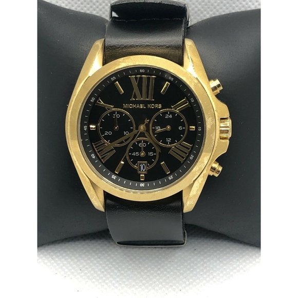Michael Kors MK5739 Women Leather Analog Black Dia main image 7